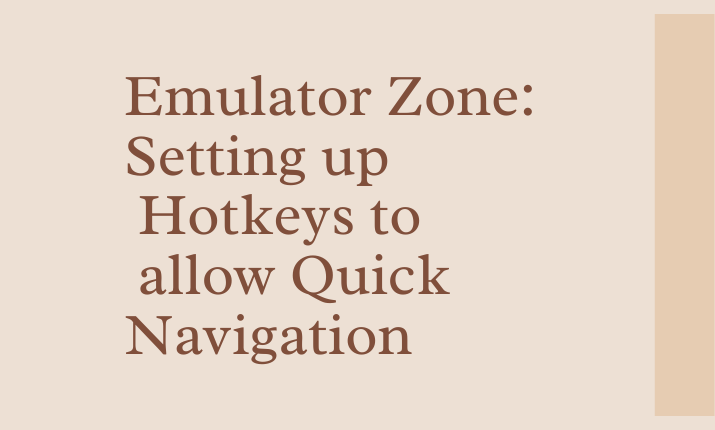 quick navigation